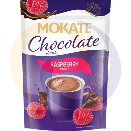 Frambozensmaak cekolada drank 120g Mokate