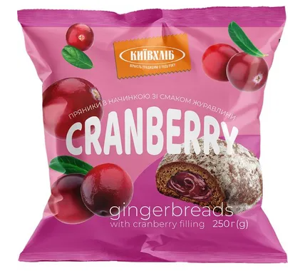 KYIVHLIB peperkoek met cranberry 250g