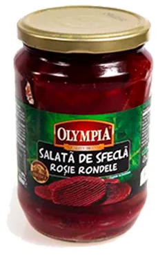 OLYMPIA rode bietensalade in schijven 0,72l