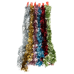 Tinselset van folie, 10 stuks, Ø 8 cm