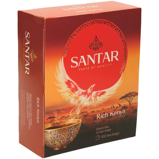 Zwarte thee uit Kenia "Rich Kenya" in theezakjes (100x2g)