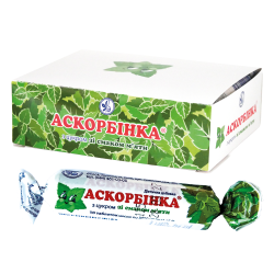 Ascorbinezuur met muntsmaak