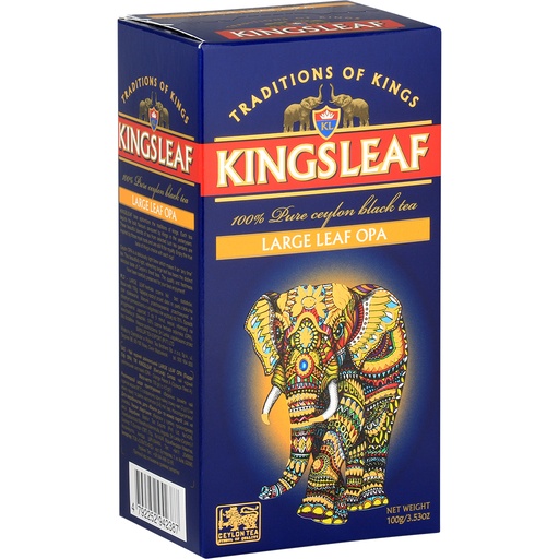 "Kingsleaf Large Leaf OPA" Zwarte ceylonthee.