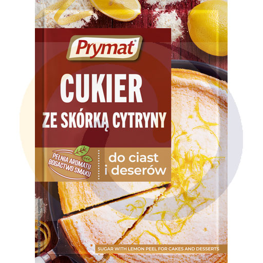 Prymat Suiker met Citroenschil voor Taart en Dessert 15 g