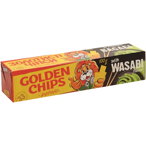 Wasabi-smaak knabbelhapjes, pittig