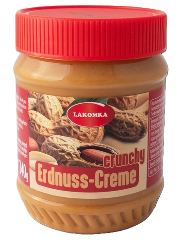 Pindakaas met pinda stukjes