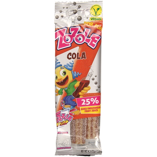 Cola smaak fruitgummen, superzuur.