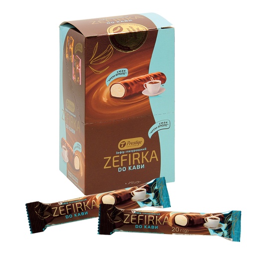 Schuimsuikerwaren met karamel smaak omhuld met cacaohoudende