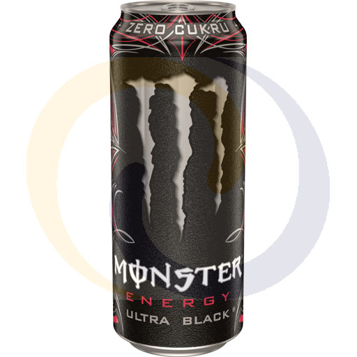 Energy Monster Ult. Zwarte blikken 0,5l/12 stuks DRS Coca-Co