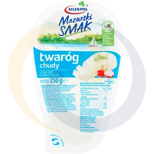Mlekpol Mazurski Smak Magere Kwark 250 g