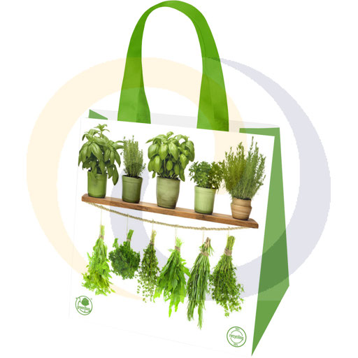 Tas PP geweven Kruiden 34x34x22 26l/100st GAM