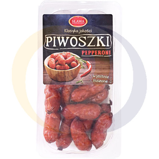 Piwoszki peperoni worstjes 150g/12st Sława