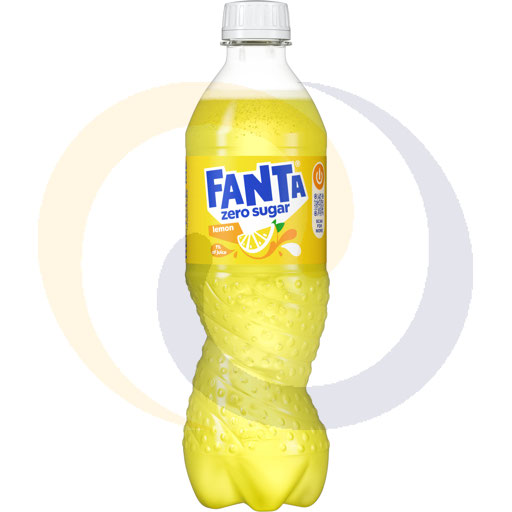 Koolzuurhoudende drank. Fanta Lemon Zero pet 0,5l/12 stuks. 