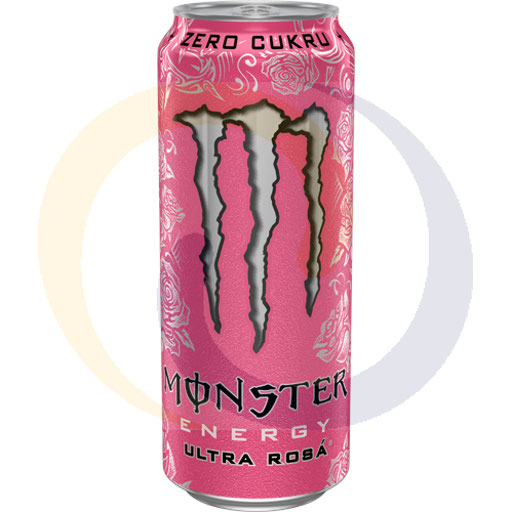 Энергетический монстр Ультра Роза, банки 0.5л/12 шт DRS Coca