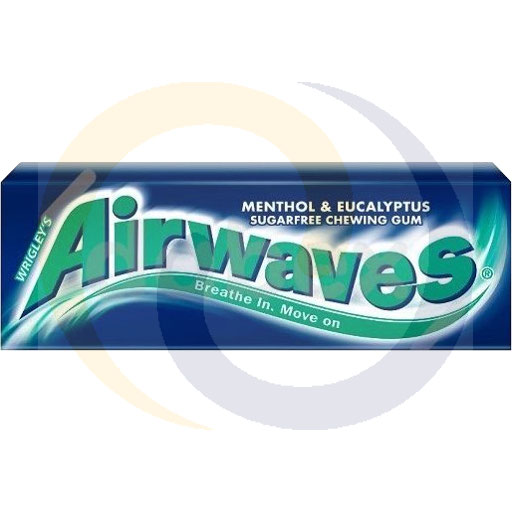 Airwaves Menthol Eucalyptus kauwgom 10drg/30s/20di Wrigley