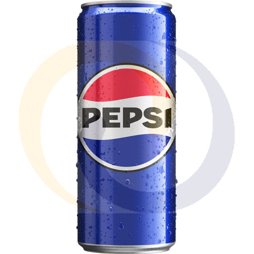 Koolzuurhoudende drank. Pepsi Cola blik 0,33l/24st DRS Pepsi
