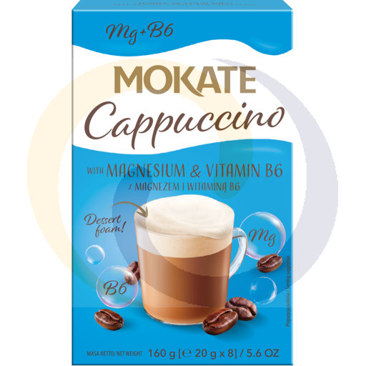 Mokate Cappuccino met Magnesium 160 g (8 x 20 g)