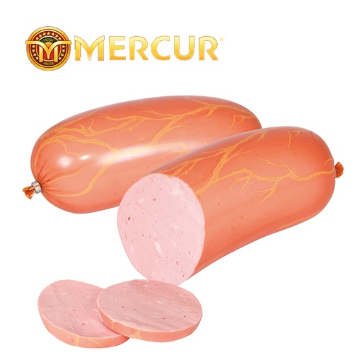 Worst "Mercur Ljubitelskaya" eenvoudig met spekvoering, drin