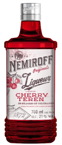 "NEMIROFF" likeur kers-sleedoorn 21% vol.