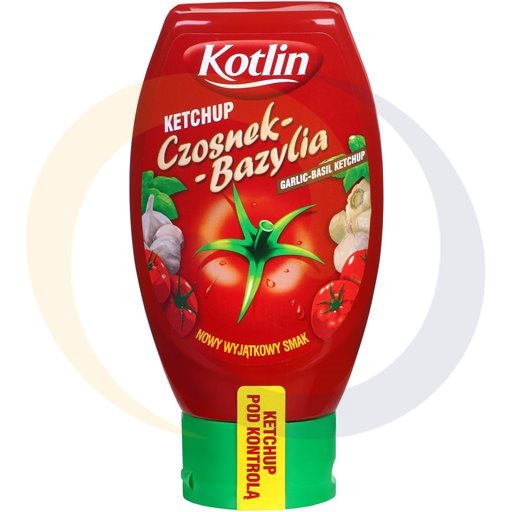Ketchup Knoflook-basilicum.pet Kotlin 450g / 6st E Agros Nov