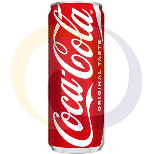 Газированный напиток. Банка Coca-Cola 0,33л/24шт DRS Coca-Co