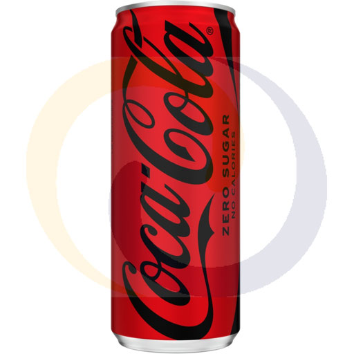 Газированный напиток. Coca-Cola Zero 0,33 л/24 шт. DRS Coca-Cola