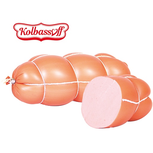 Braadworst "Bogatyrskaja" naar Russische stijl, fijn gehakt,