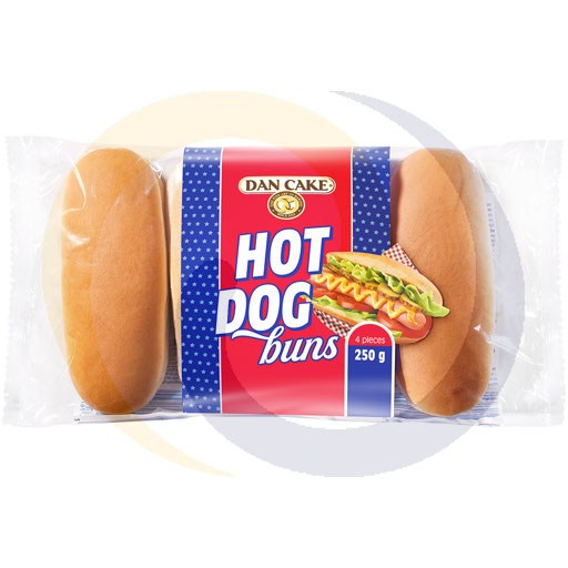 Hotdogbroodjes 250g/8st Dan Cake