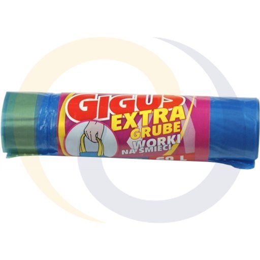 Afvalzakken met tape 60l A`10 Gigus