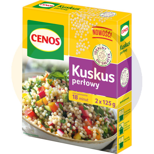 Parel couscous 2*125g/12st Cenos