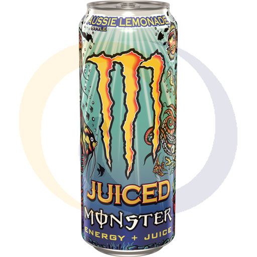 Energy Monster Aussie Lemo. blik 0,5l/12 stuks DRS Coca-Cola