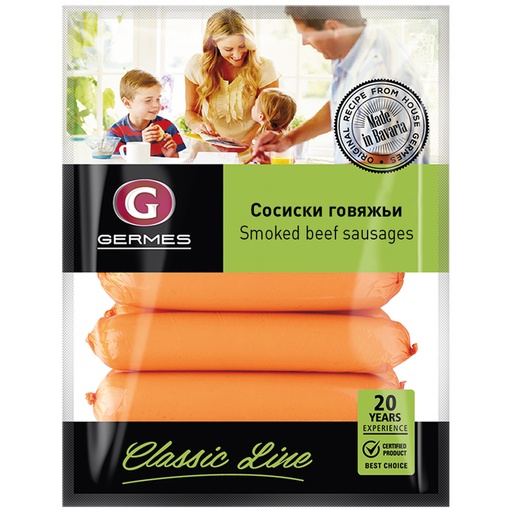 Rundworst "Sosiski gowjazhji" eigen recept met drinkwater, g