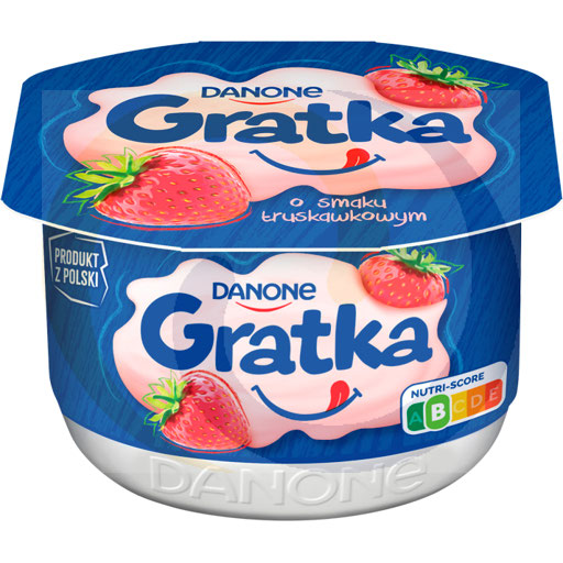 Danone Gratka Aardbei Smaak Toetje 115 g
