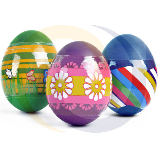 Eierverf, 5 wrapper kleuren A`6/25 stuks