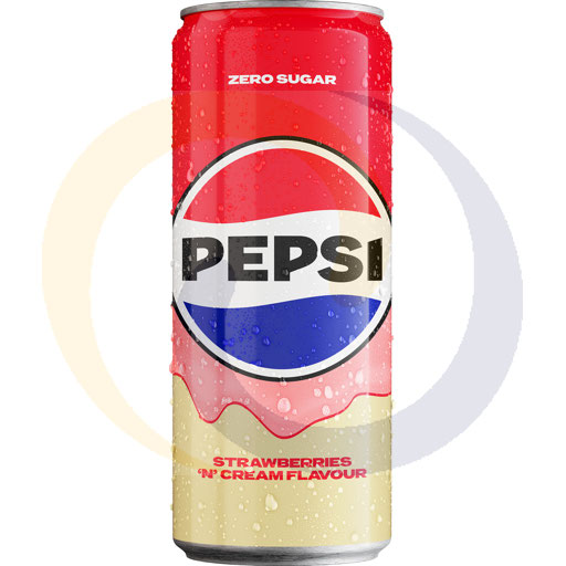 Pepsi Zero Aardbeienroom 0,33l/24 DRS Pepsi