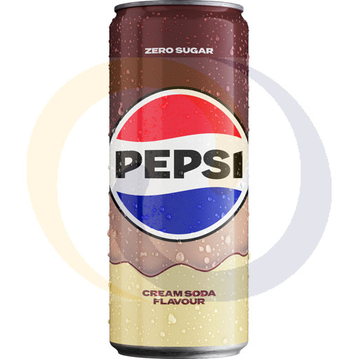Pepsi Zero Cream Soda blik 0,33l/24s DRS Pepsi