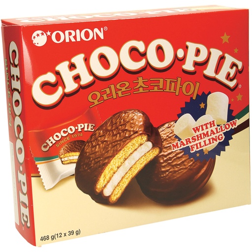 CHOCO PIE koekjes met chocoladelaag en marshmallowvulling, 1