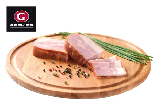 Varkensbuik "Becon Slawjanskij" met vleesvulling, gepekeld