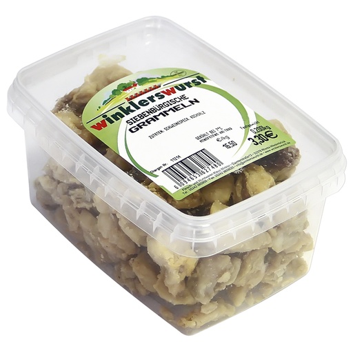 Transsylvaans spek, gebakken in varkensvet