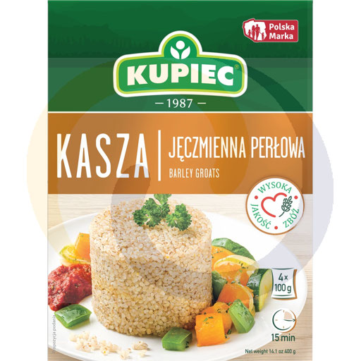 Kupiec Gerstgrutten 400 g (4 Zakjes)