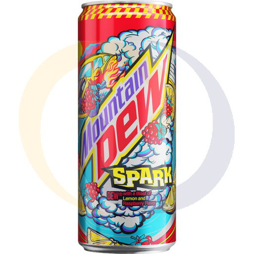 Koolzuurhoudende drank. Mountain Dew sprankelende blik 0,33l/24 stuks. DRS Pepsi