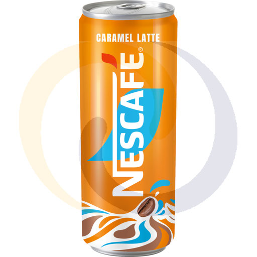 Nescafe Caramel Latte koffieblikken 0,25l / 12 stuks DRS Nestle