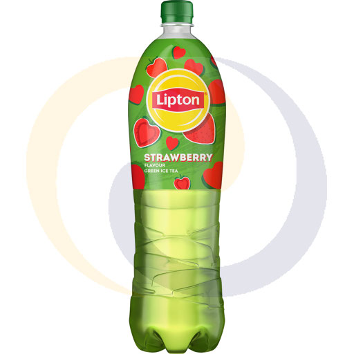 Lipton Groene Aardbei pet drank 1,5l/9st DRS Pepsi