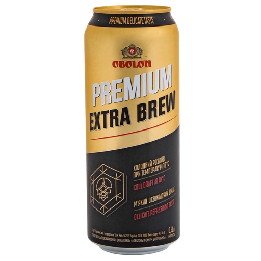 Obolon Premium Extra Brew" Schankbier 4,6 % vol.