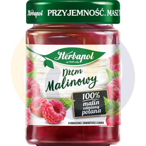 Herbapol Verminderde Suiker Frambozenjam 280 g
