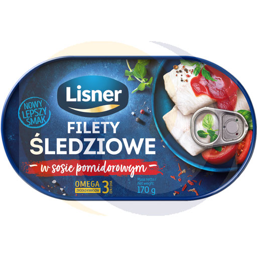 Филе сельди в томатном соусе Lisner 170 г