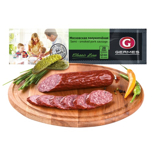 Kooksalami "Moskowskaja polukoptschonaja" op Russische wijze