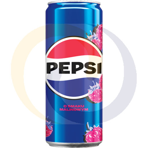 Pepsi framboos koolzuurhoudende drank blik 0,33l/24st DRS Pepsi