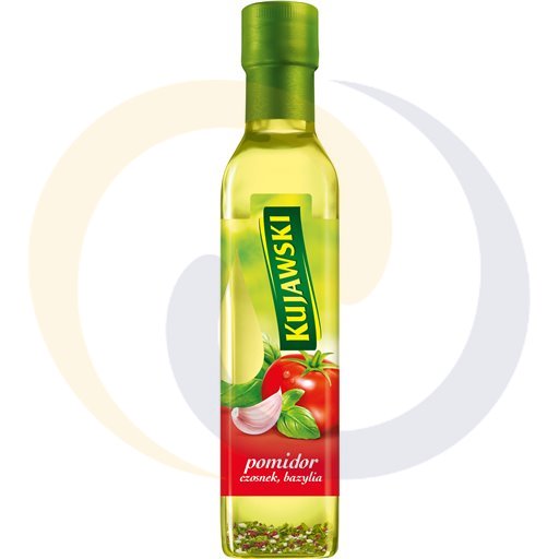 Kujawski Extra Vergine Olijfolie met Tomaten, Knoflook en Basilicum 0,25l