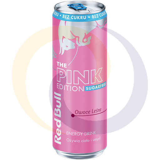 Energ.Pink drank bosvruchten blik 0,25l /12 stuks DRS Red Bull